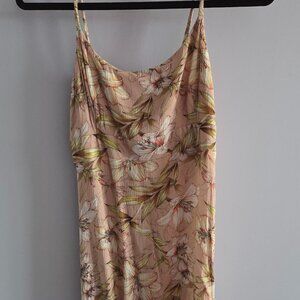 Boho Floral Crinkle Mini Dress